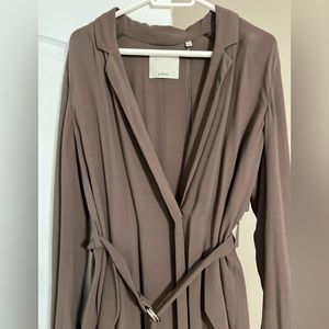 Aritzia long trench with belt